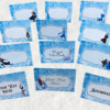 Frozen Food Tent Labels/Place Cards