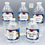 Beauty and the Beast Water Bottle Labels