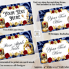Beauty and the Beast Place cards/Food Tent Labels