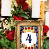 Beauty and The Beast Table Number Labels