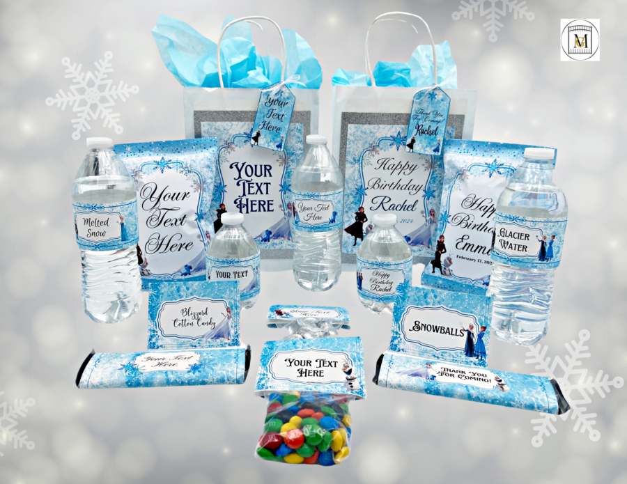 Frozen Party Labels