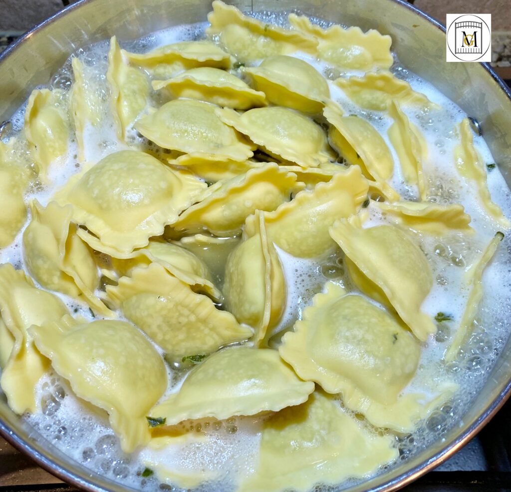 Creamy Tuscan Ravioli