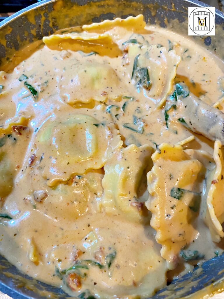 Creamy Tuscan Ravioli