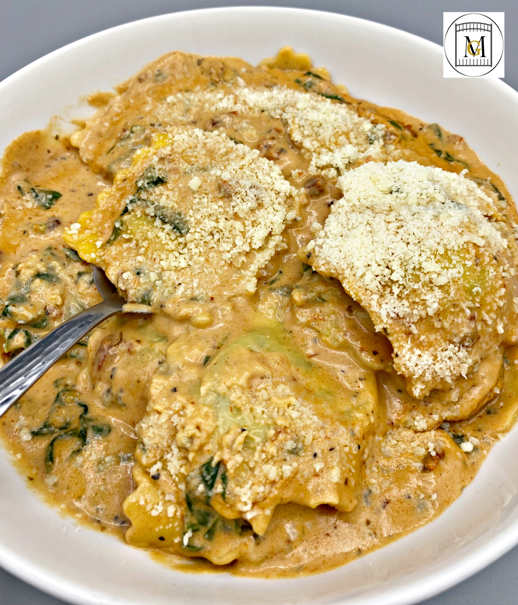 Creamy Tuscan Ravioli