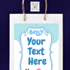 Bluey Favor Gift Bag Label