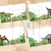 Dinosaur Food Tents / Place Cards