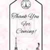 Paris Favor Tag Label