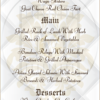 Fairytale Castle Cinderella Menu