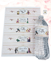 Rapunzel Water Bottle Labels