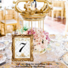 Fairytale Castle Cinderella Table Number