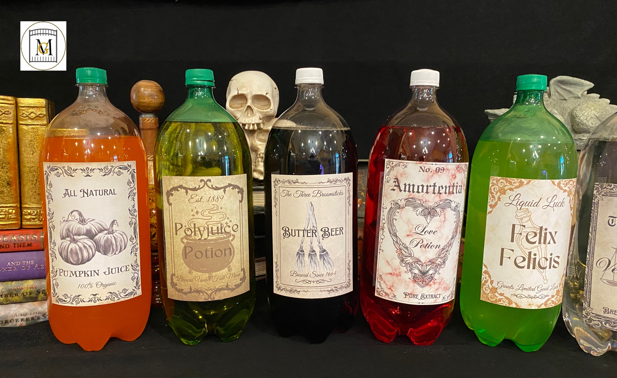 Harry Potter Themed 2-Liter/Wine bottle labels