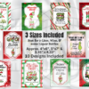 Grinch 2-Liter/Wine Bottle Labels