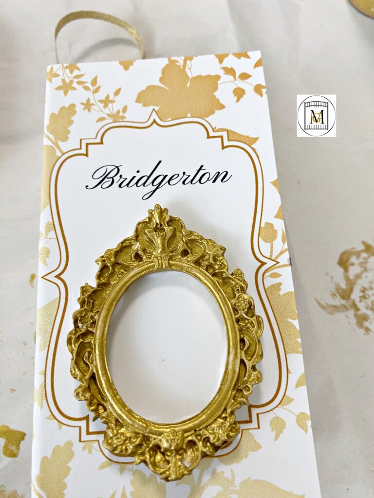 Bridgerton Themed Book Ornaments