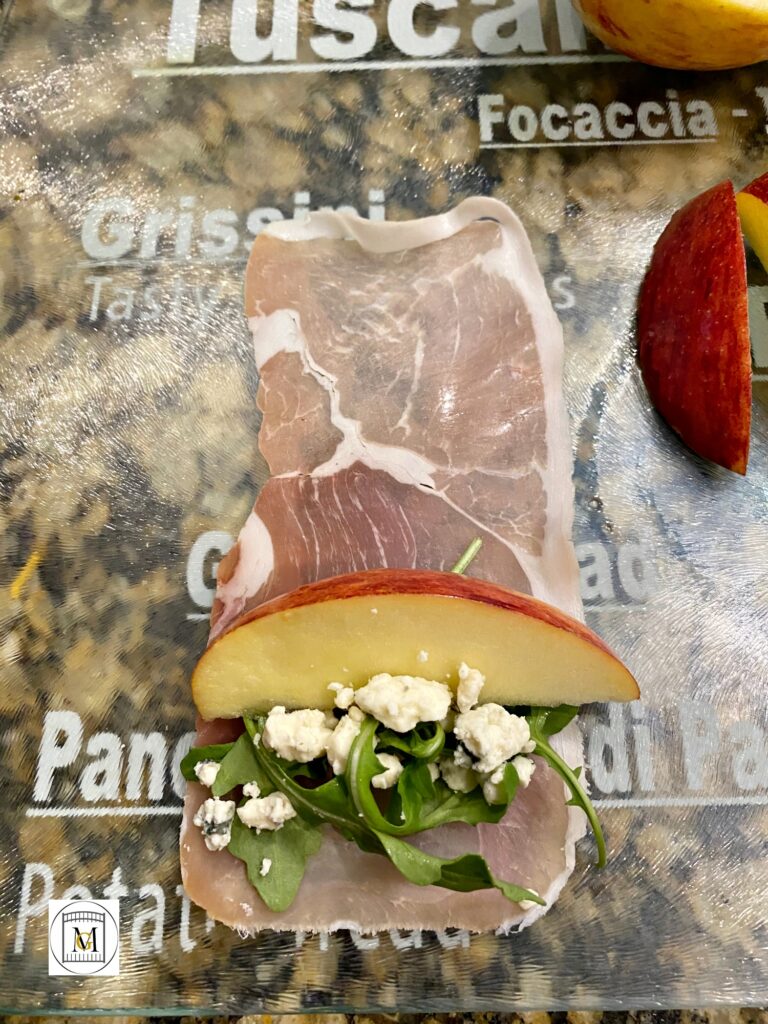 Prosciutto and Apple Bites