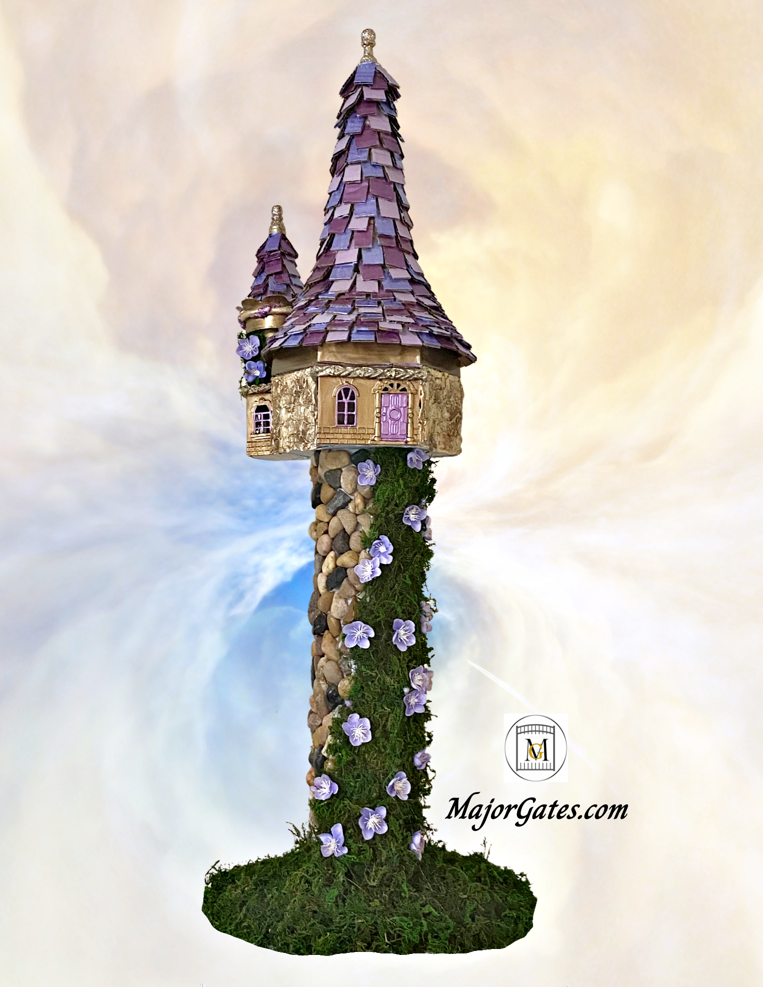 Rapunzel-Tangled Tower Centerpiece