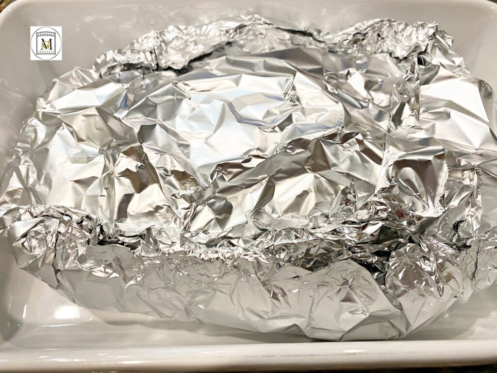 Pot Roast wrapped in foil