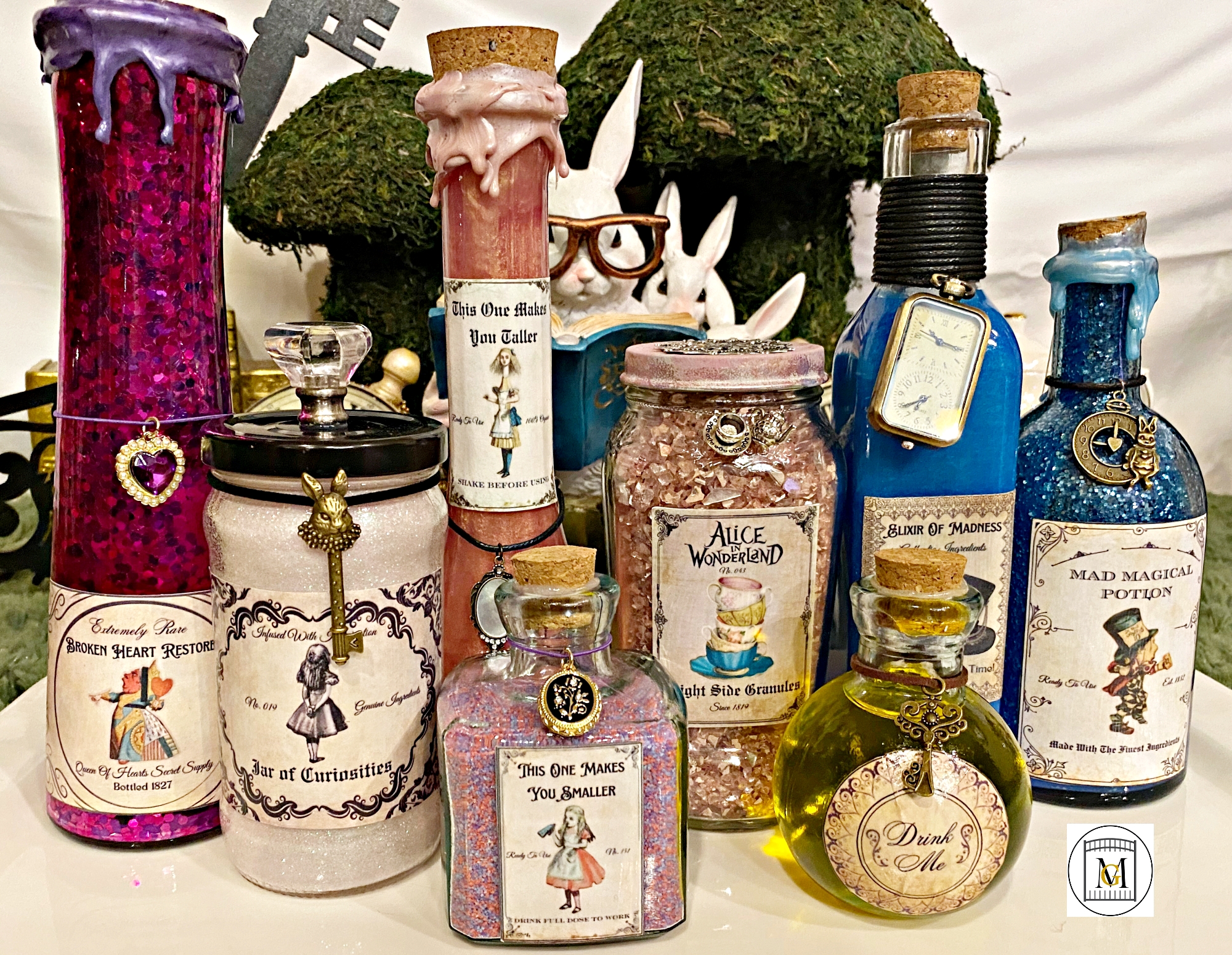 Alice In Wonderland Potion Bottle Labels