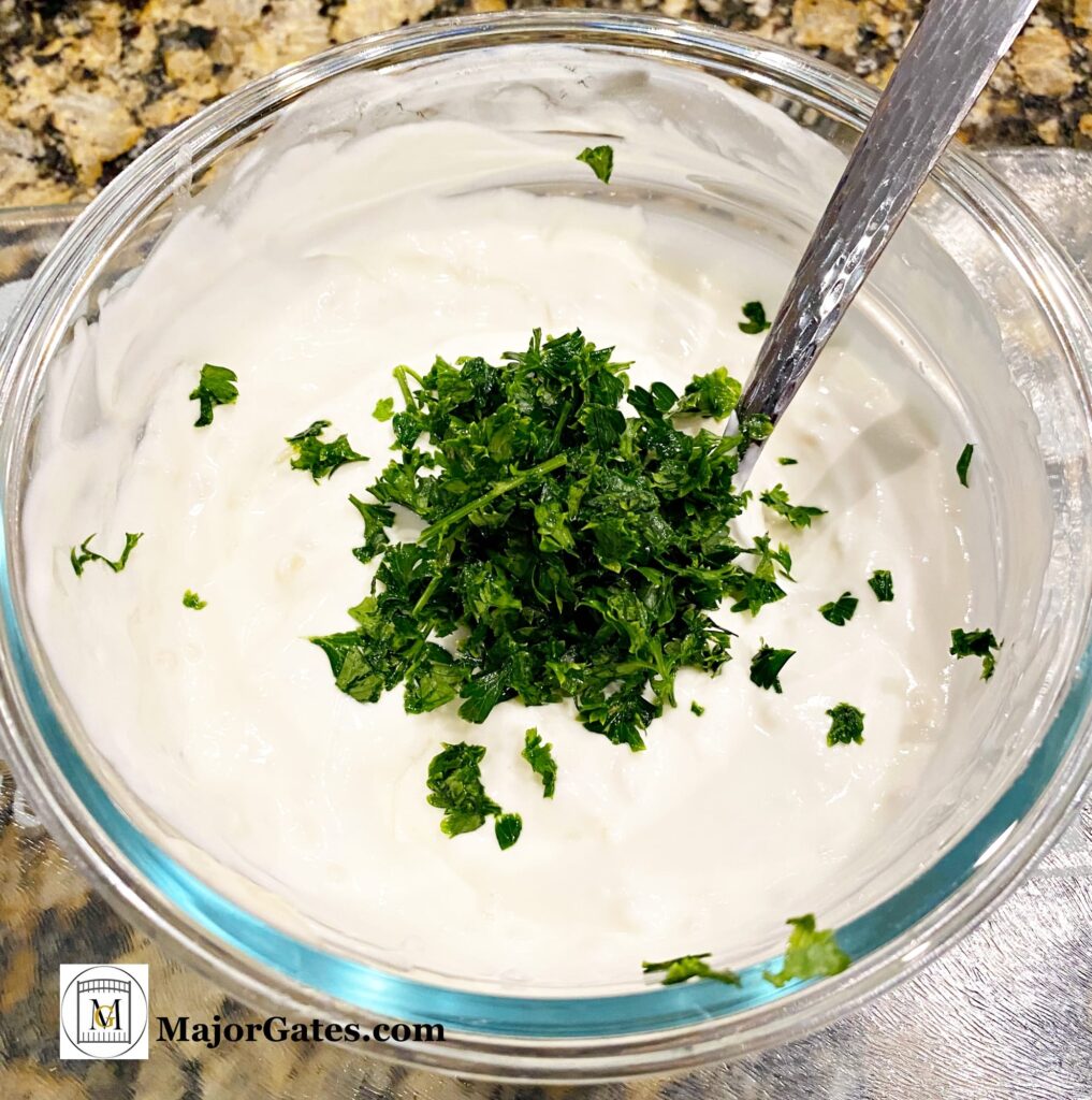 Greek Creamy Garlic Sauce