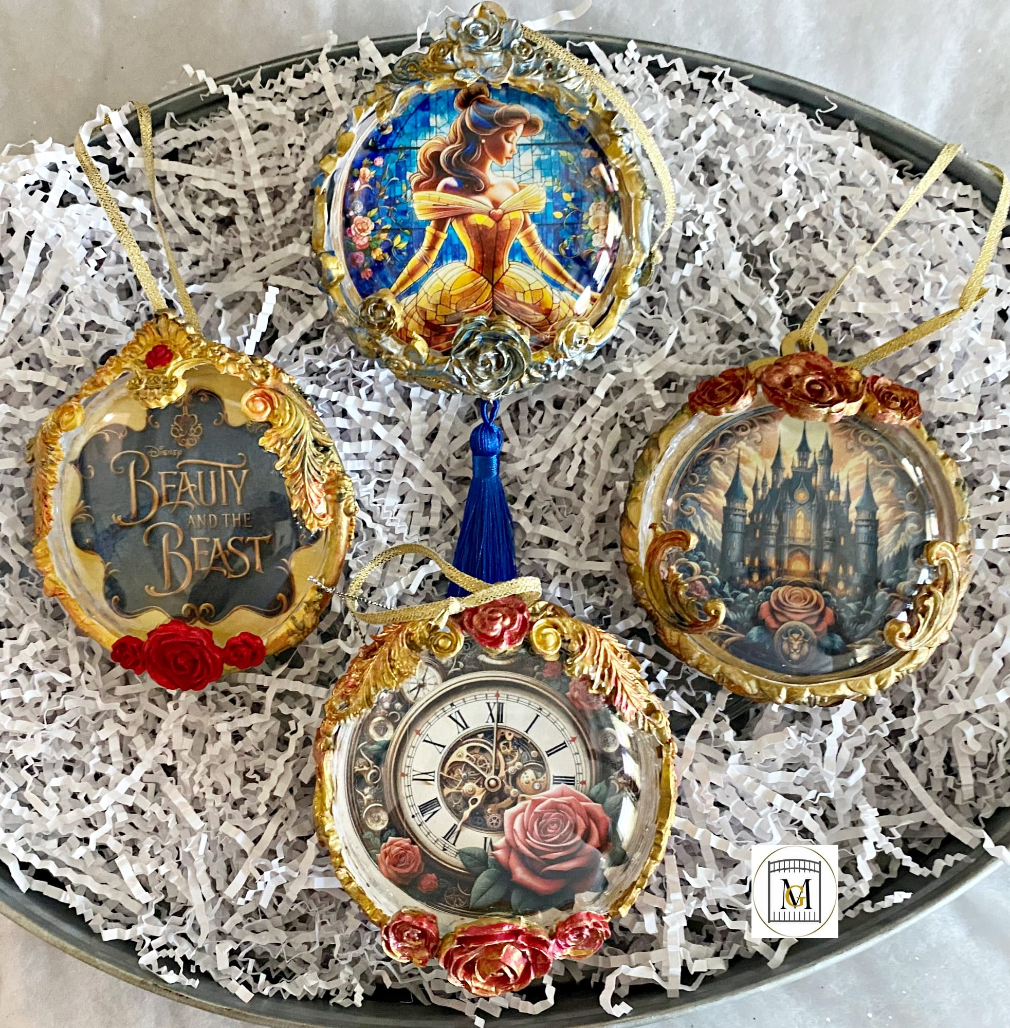 Beauty and The Beast DIY Ornaments
