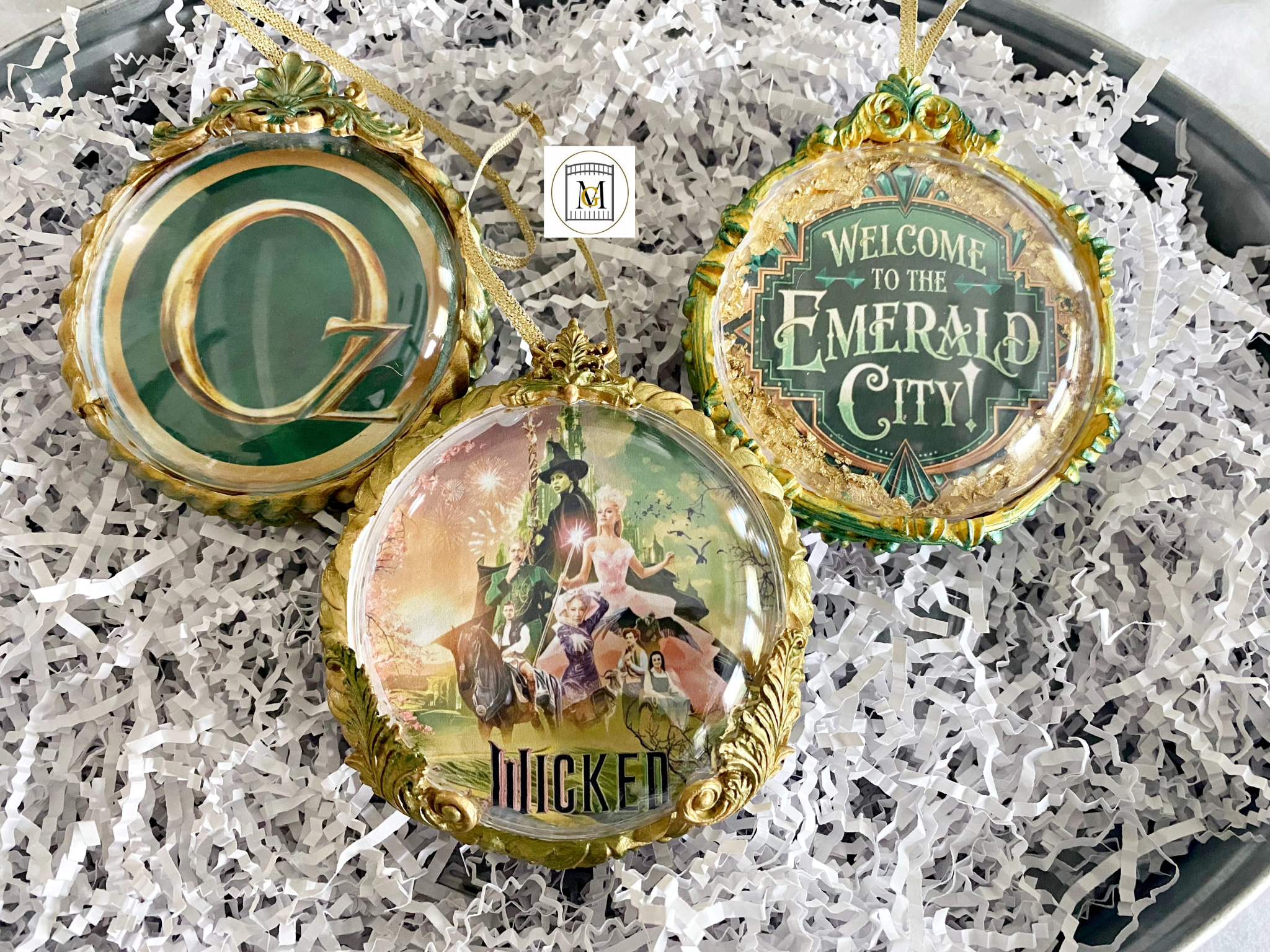 DIY Wicked-Wizard of Oz Ornaments