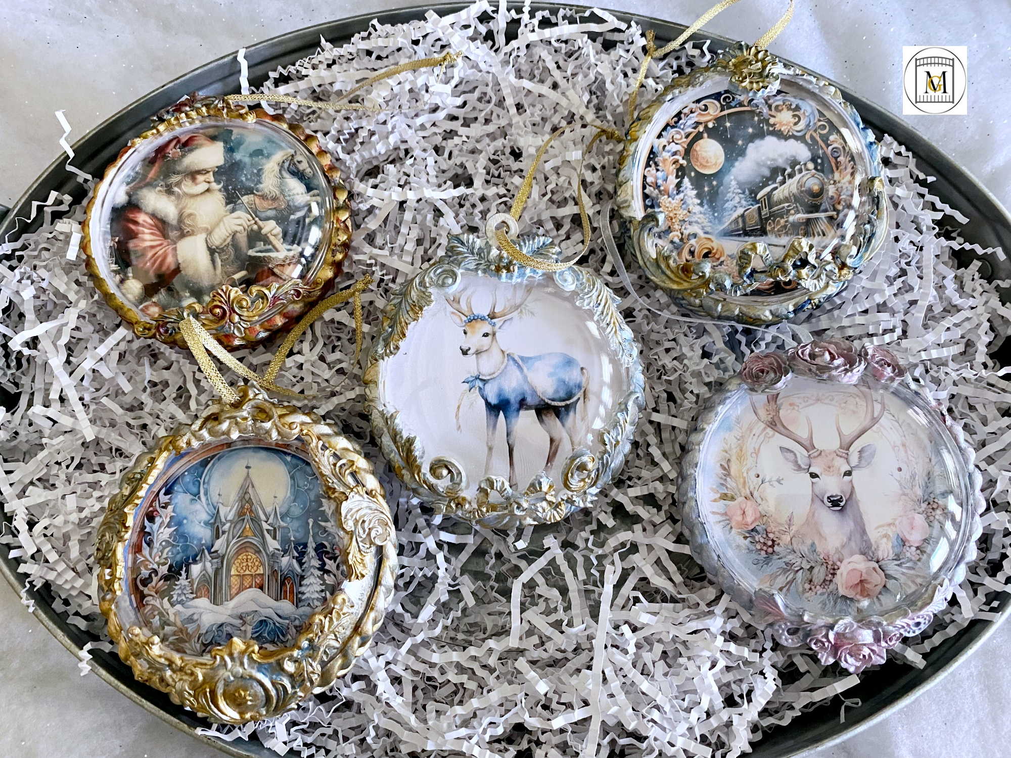 DIY Dome Image Ornaments