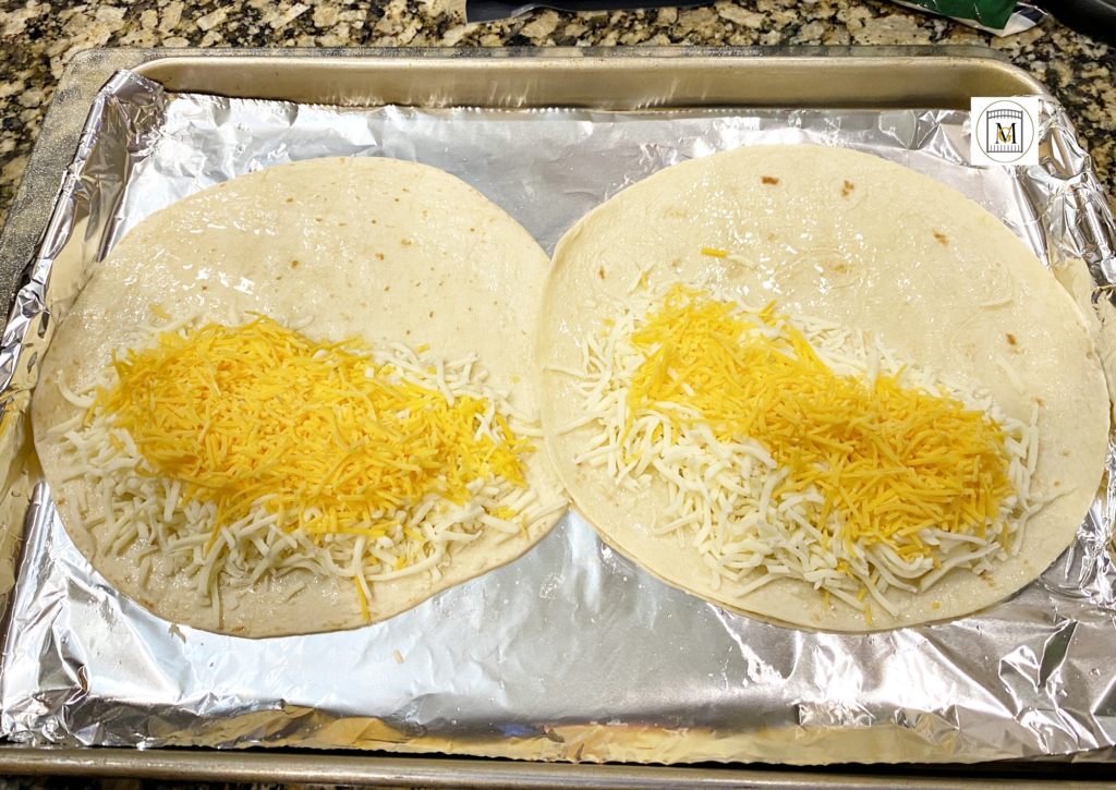 Baked Mushroom and Spinach Quesadillas