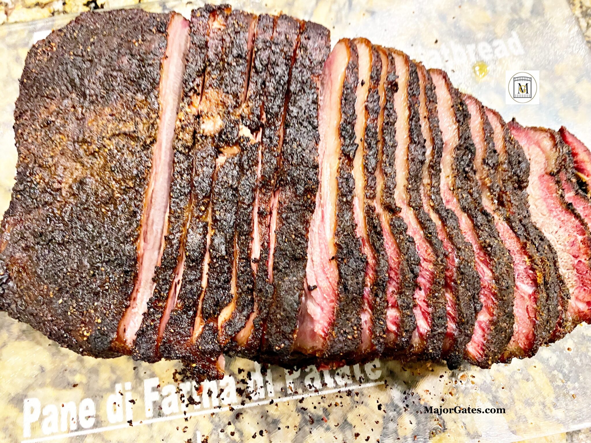 Pellet Grill Smoked Brisket