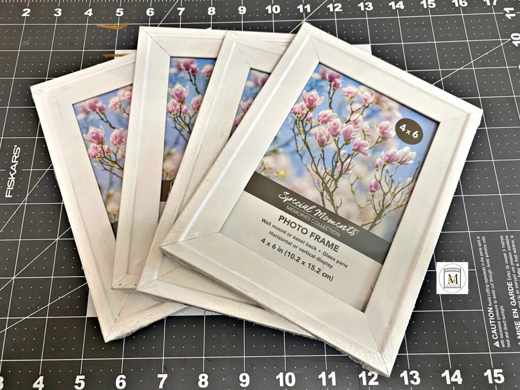 Americana Picture Frame Centerpieces