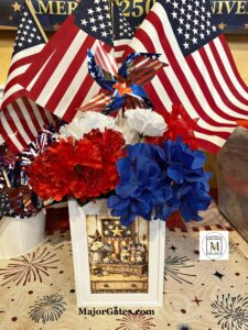 4th of July Picture Frame Box