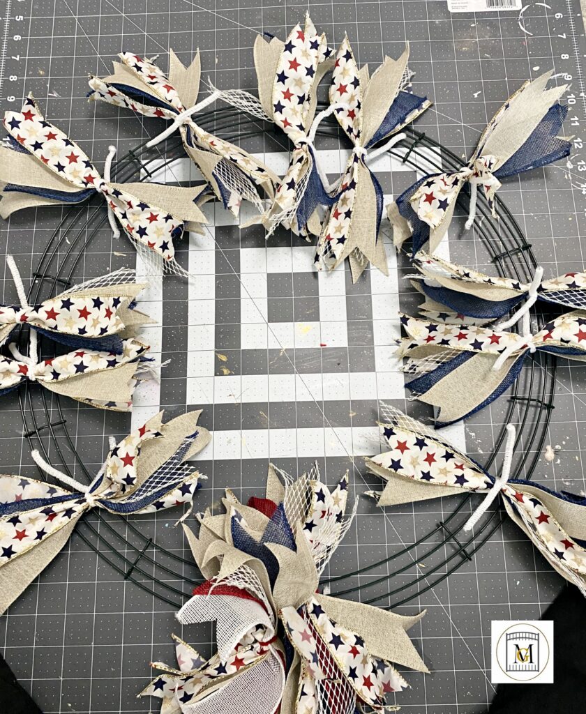 Patriotic Door Wreath