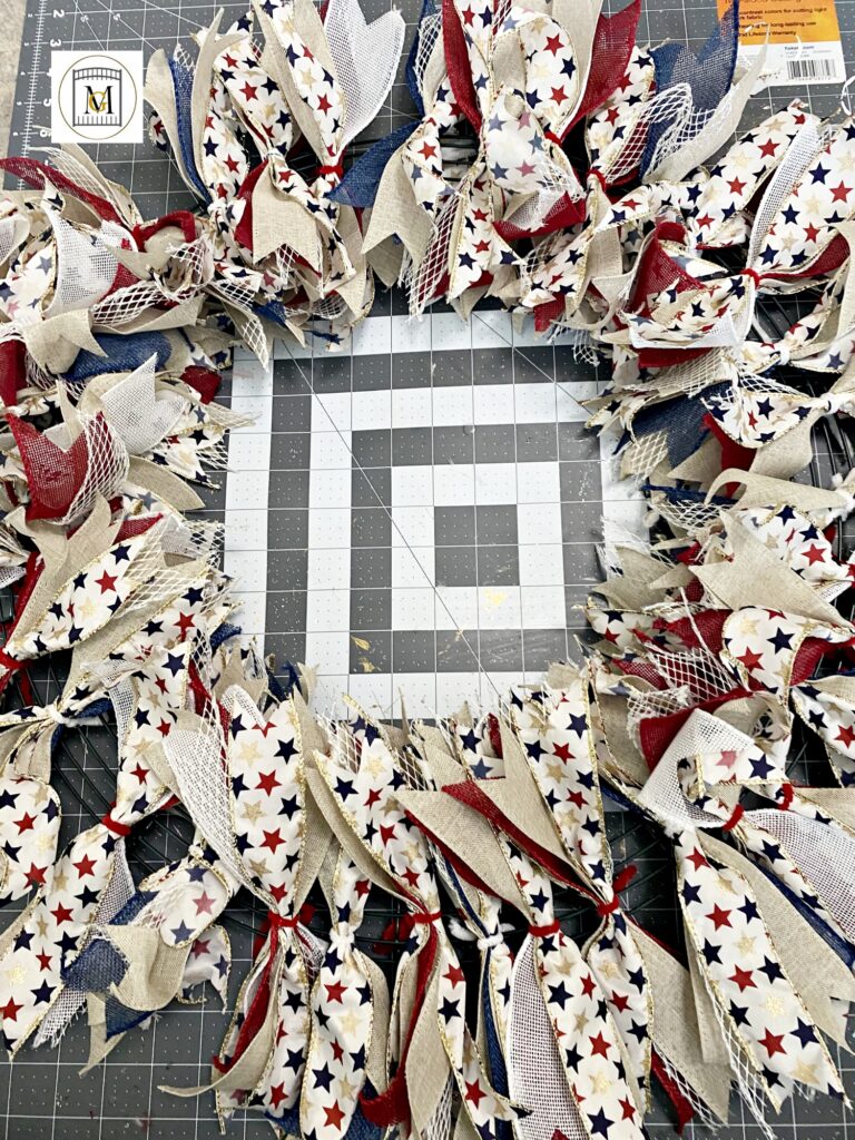 Patriotic Door Wreath