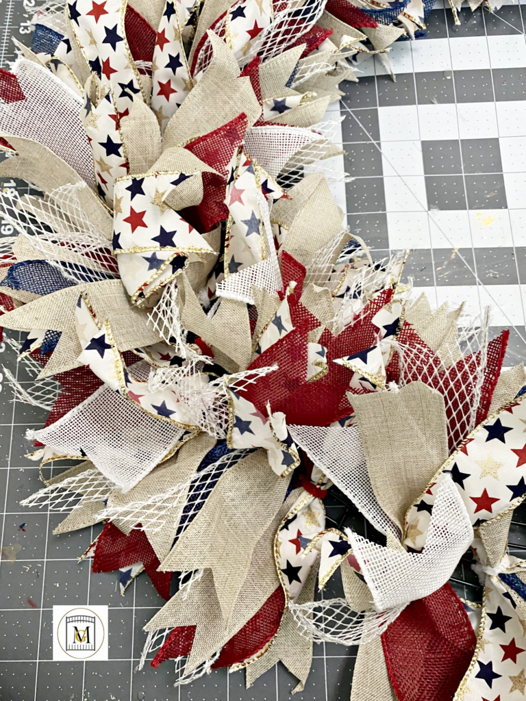 Patriotic Door Wreath