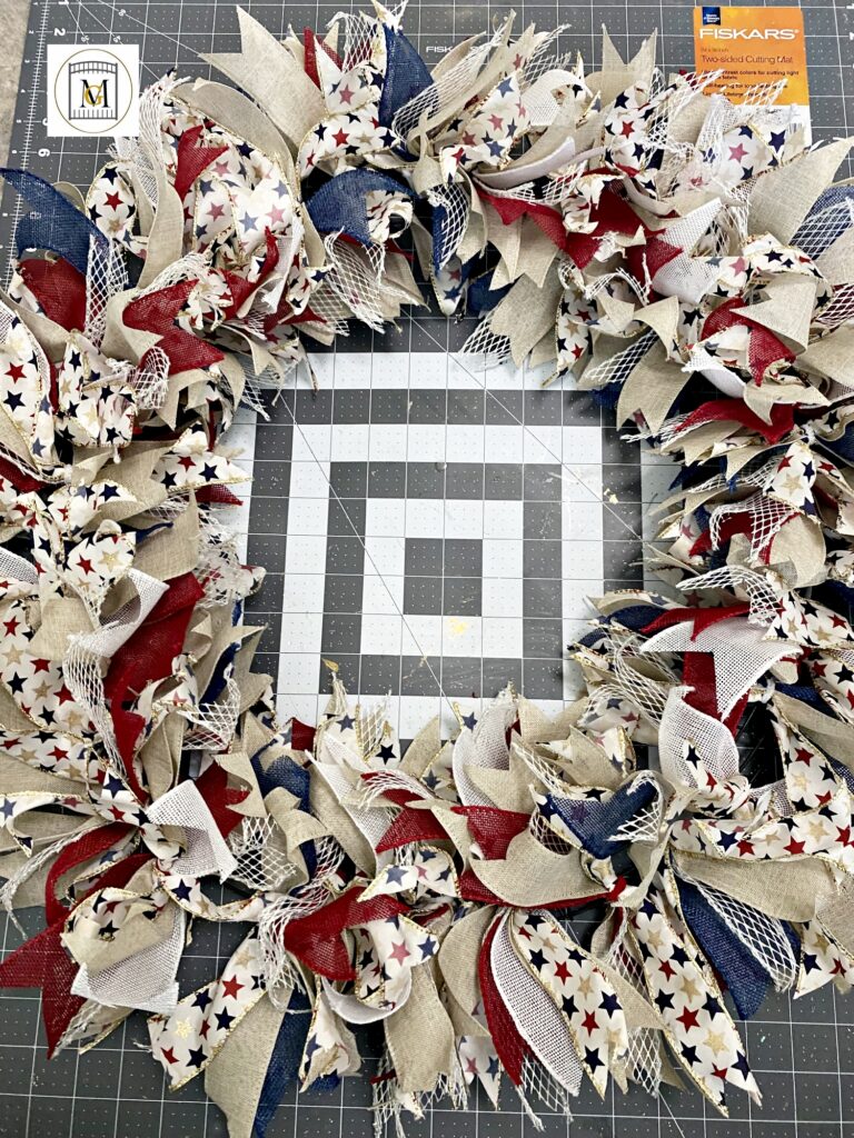 Patriotic Door Wreath