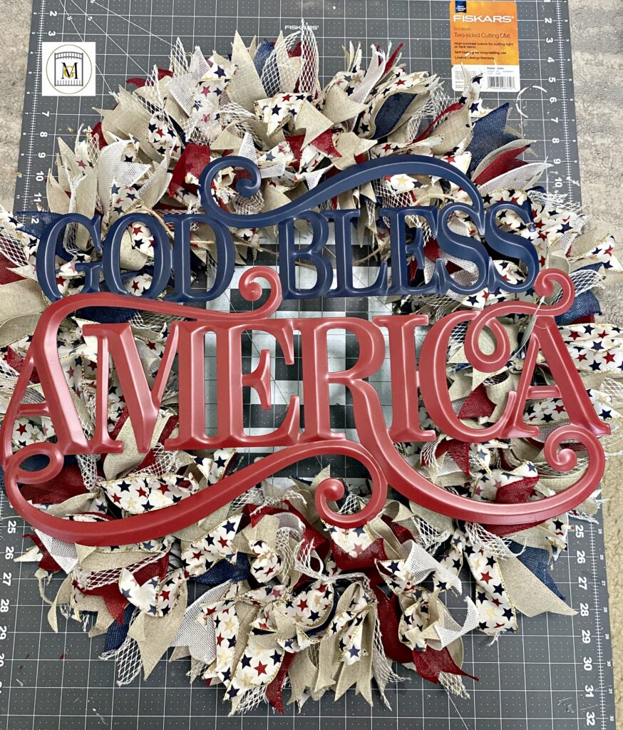Patriotic Door Wreath