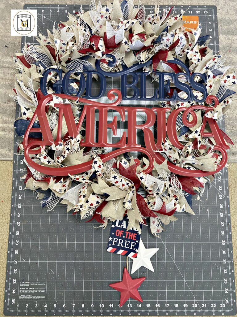 Patriotic Door Wreath