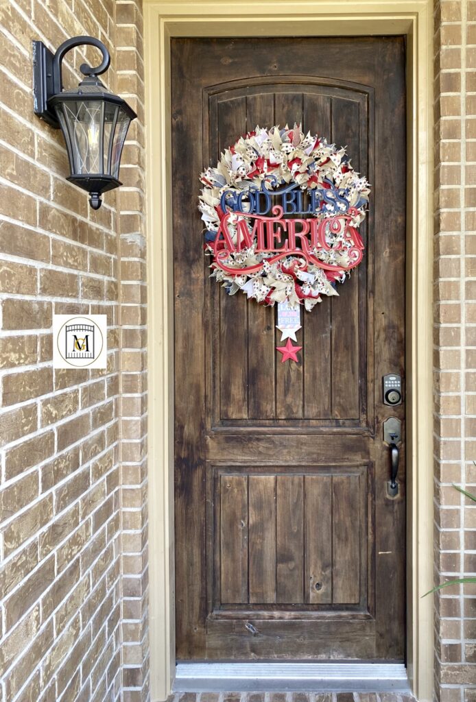 Patriotic Door Wreath