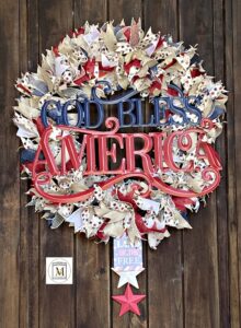 Patriotic Door Wreath
